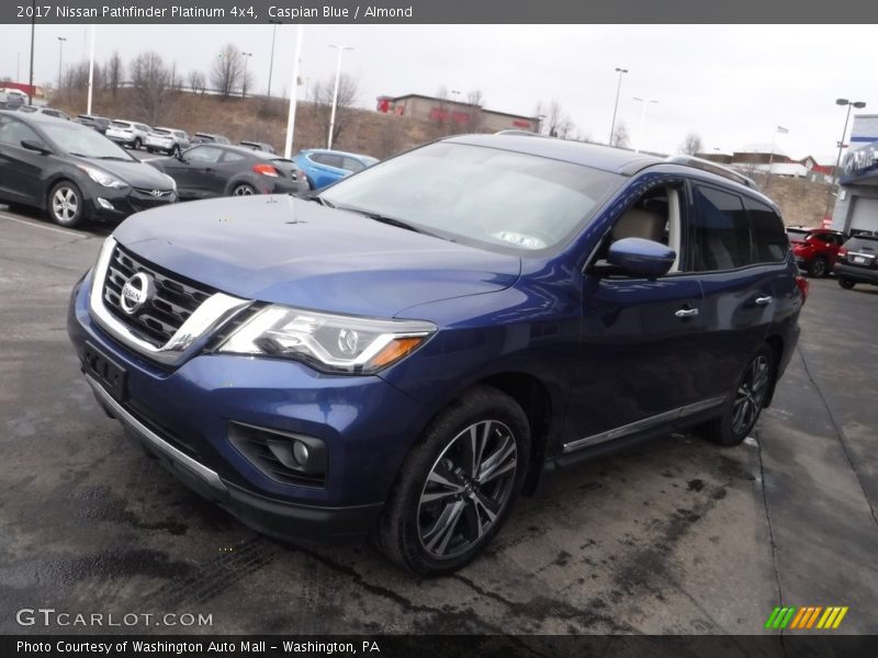 Caspian Blue / Almond 2017 Nissan Pathfinder Platinum 4x4