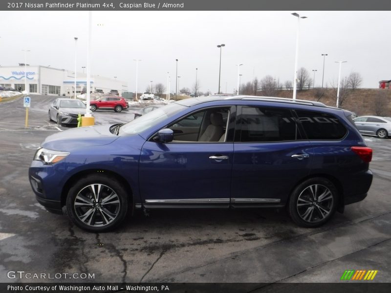 Caspian Blue / Almond 2017 Nissan Pathfinder Platinum 4x4