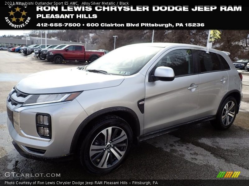 Alloy Silver Metallic / Black 2021 Mitsubishi Outlander Sport ES AWC