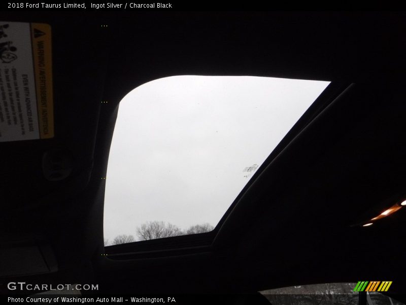 Ingot Silver / Charcoal Black 2018 Ford Taurus Limited
