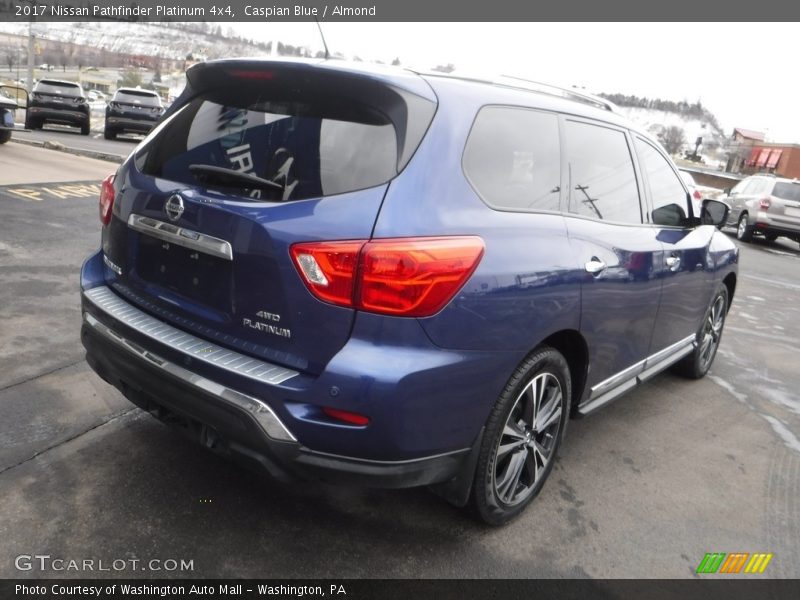 Caspian Blue / Almond 2017 Nissan Pathfinder Platinum 4x4
