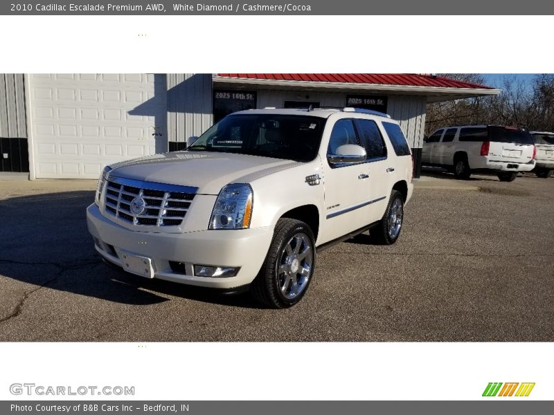 White Diamond / Cashmere/Cocoa 2010 Cadillac Escalade Premium AWD