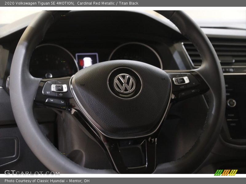 Cardinal Red Metallic / Titan Black 2020 Volkswagen Tiguan SE 4MOTION