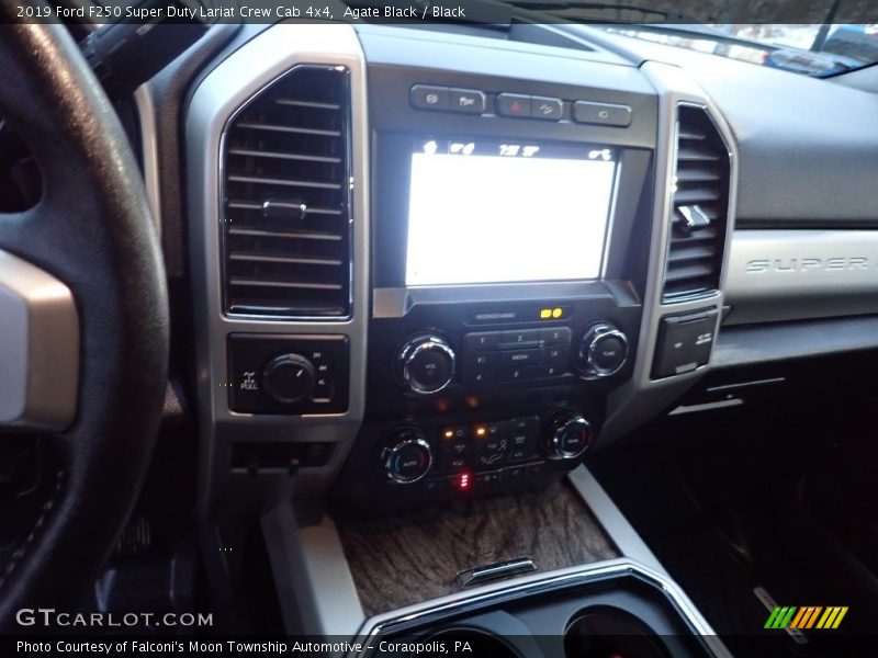 Agate Black / Black 2019 Ford F250 Super Duty Lariat Crew Cab 4x4