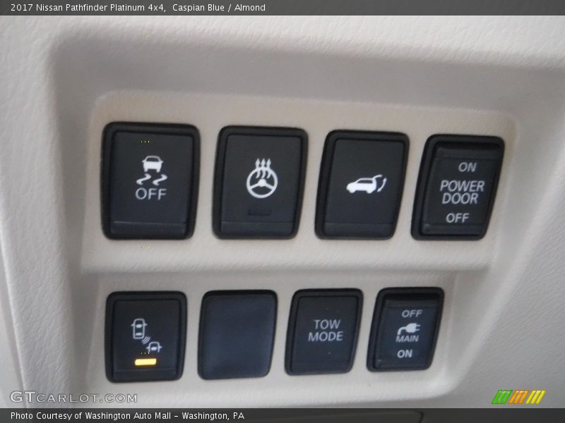 Caspian Blue / Almond 2017 Nissan Pathfinder Platinum 4x4