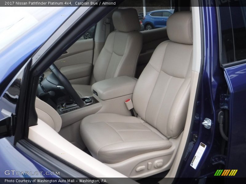 Caspian Blue / Almond 2017 Nissan Pathfinder Platinum 4x4