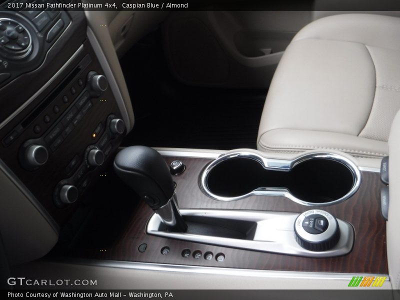Caspian Blue / Almond 2017 Nissan Pathfinder Platinum 4x4