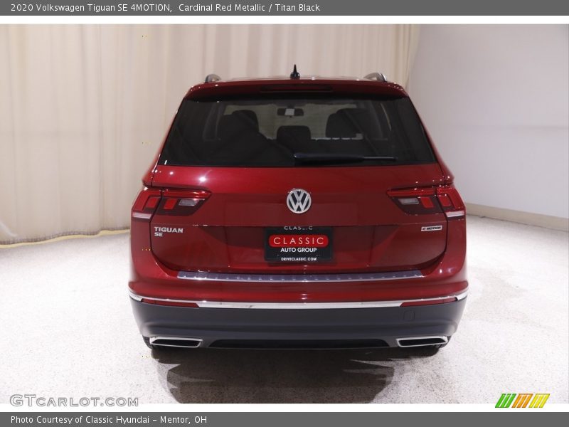 Cardinal Red Metallic / Titan Black 2020 Volkswagen Tiguan SE 4MOTION