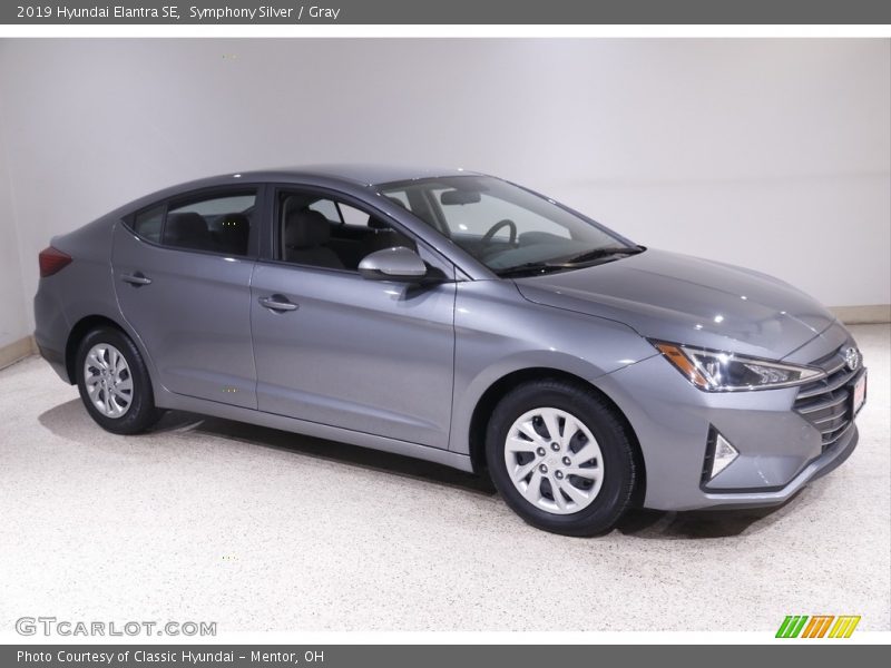 Symphony Silver / Gray 2019 Hyundai Elantra SE