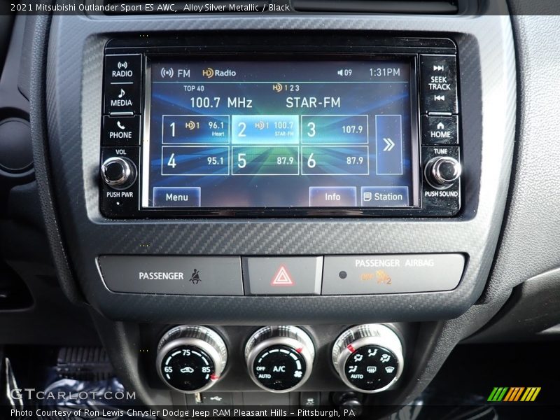Controls of 2021 Outlander Sport ES AWC