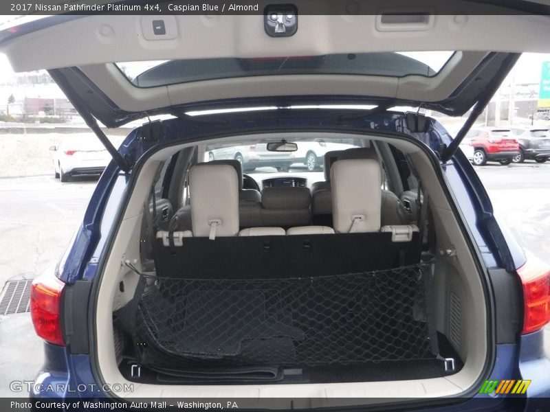 Caspian Blue / Almond 2017 Nissan Pathfinder Platinum 4x4