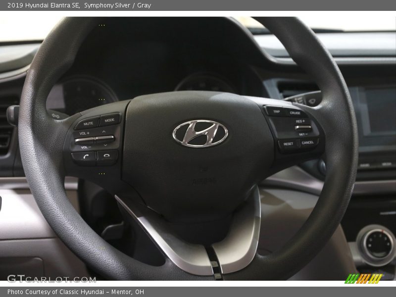 Symphony Silver / Gray 2019 Hyundai Elantra SE