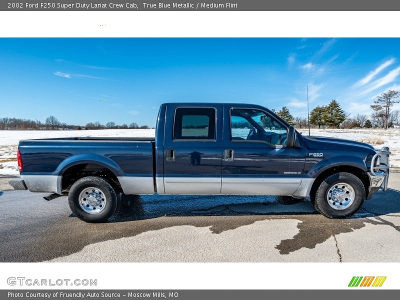  2002 F250 Super Duty Lariat Crew Cab True Blue Metallic