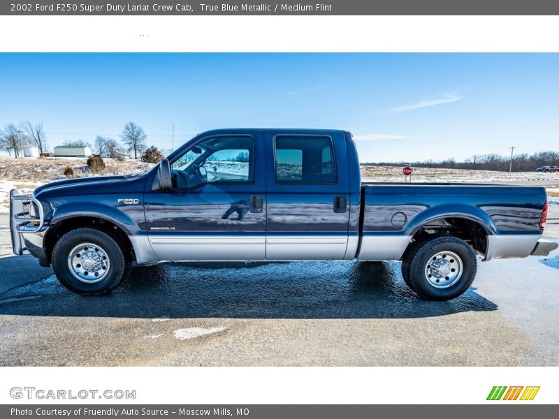  2002 F250 Super Duty Lariat Crew Cab True Blue Metallic