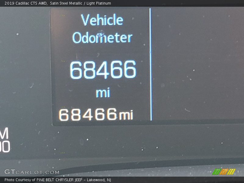 Satin Steel Metallic / Light Platinum 2019 Cadillac CTS AWD