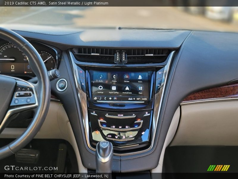 Satin Steel Metallic / Light Platinum 2019 Cadillac CTS AWD