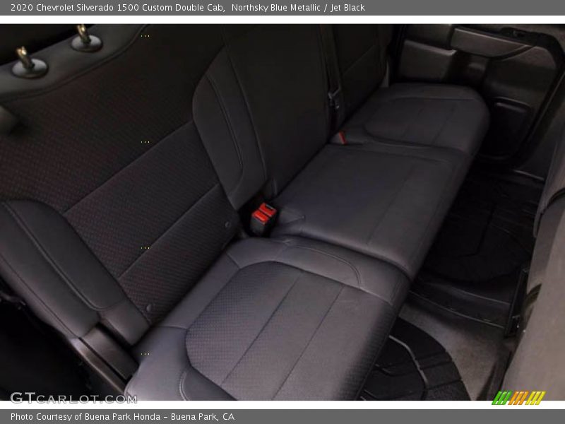 Northsky Blue Metallic / Jet Black 2020 Chevrolet Silverado 1500 Custom Double Cab
