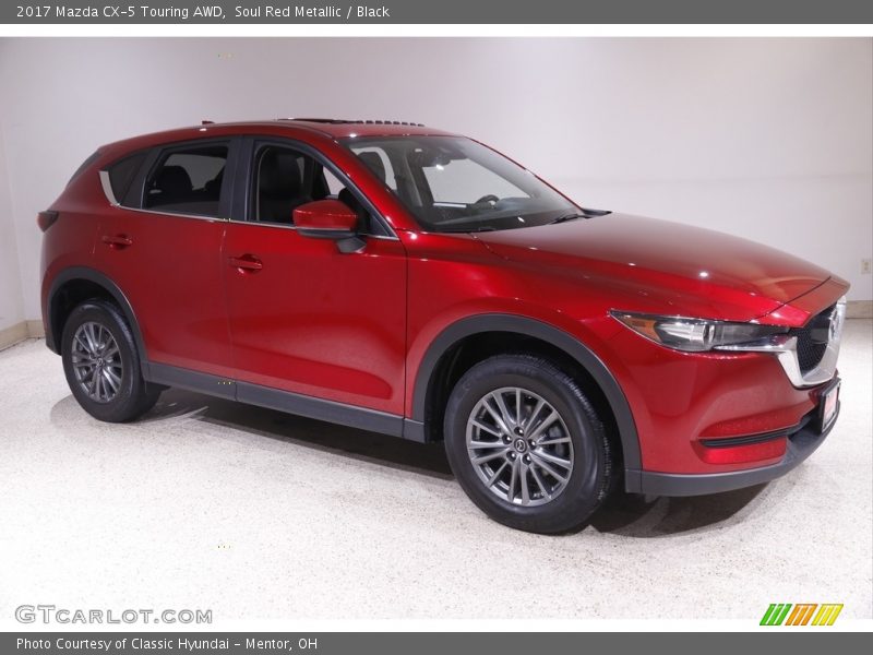 Soul Red Metallic / Black 2017 Mazda CX-5 Touring AWD