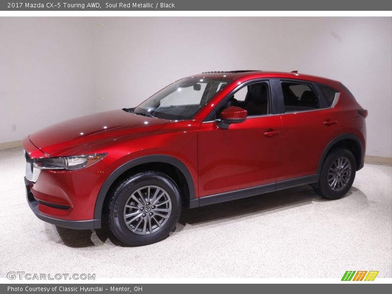 Soul Red Metallic / Black 2017 Mazda CX-5 Touring AWD