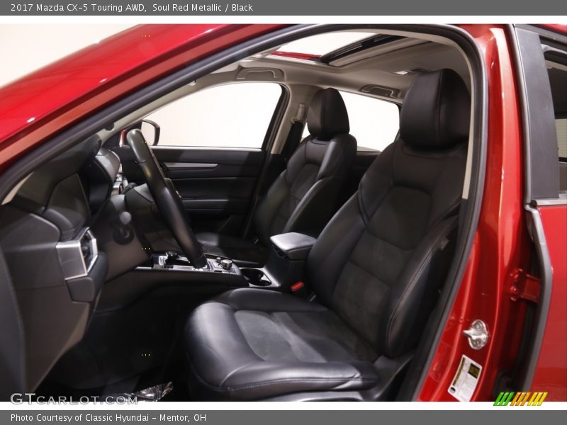 Soul Red Metallic / Black 2017 Mazda CX-5 Touring AWD