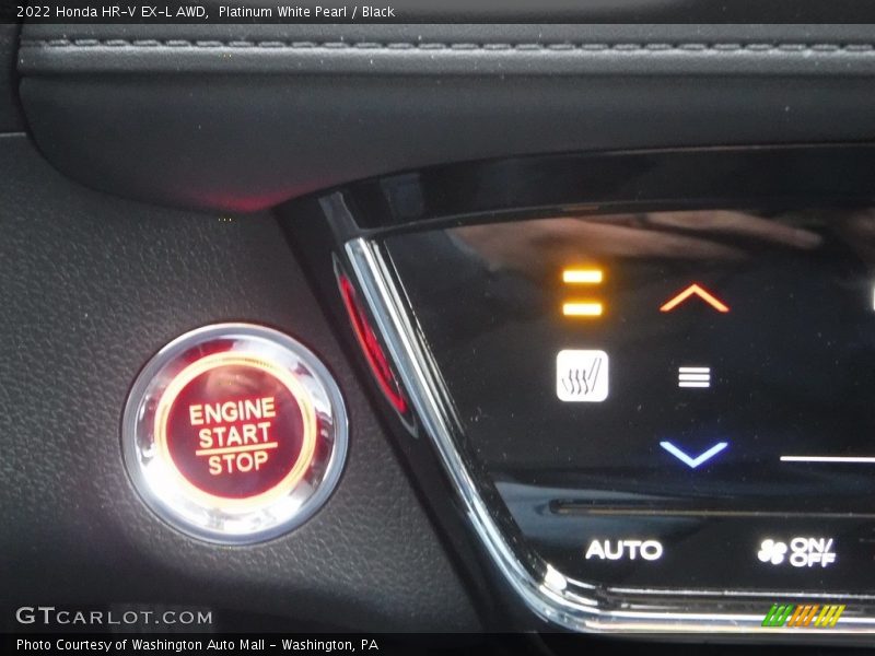 Platinum White Pearl / Black 2022 Honda HR-V EX-L AWD