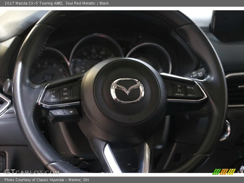 Soul Red Metallic / Black 2017 Mazda CX-5 Touring AWD