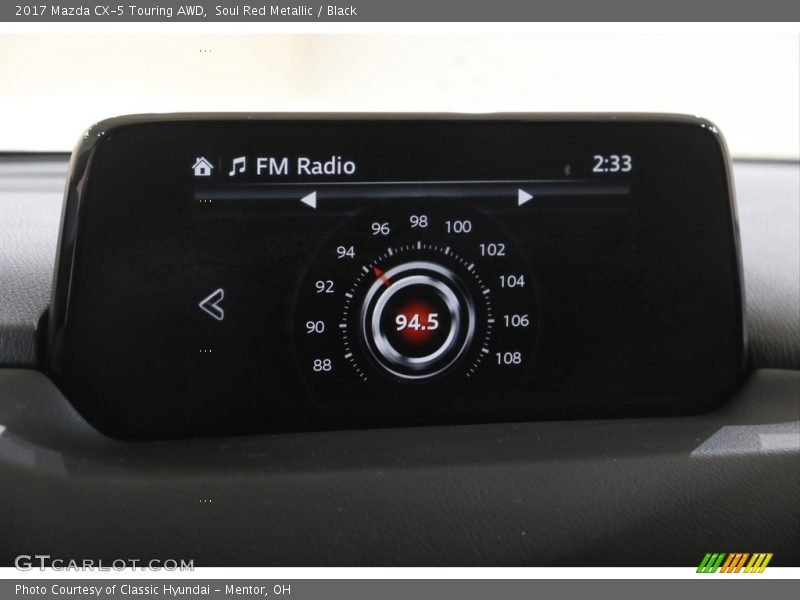 Soul Red Metallic / Black 2017 Mazda CX-5 Touring AWD