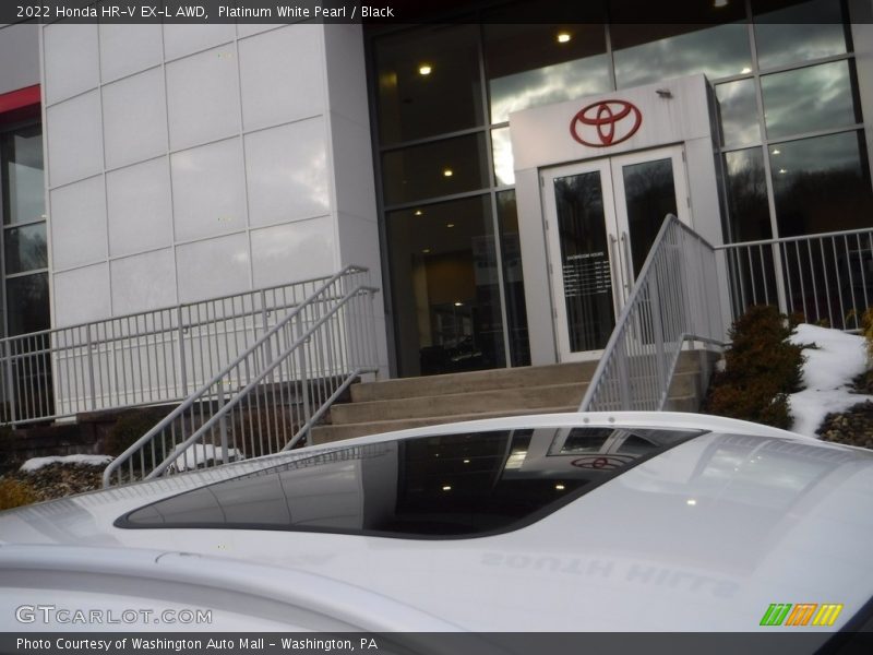 Platinum White Pearl / Black 2022 Honda HR-V EX-L AWD