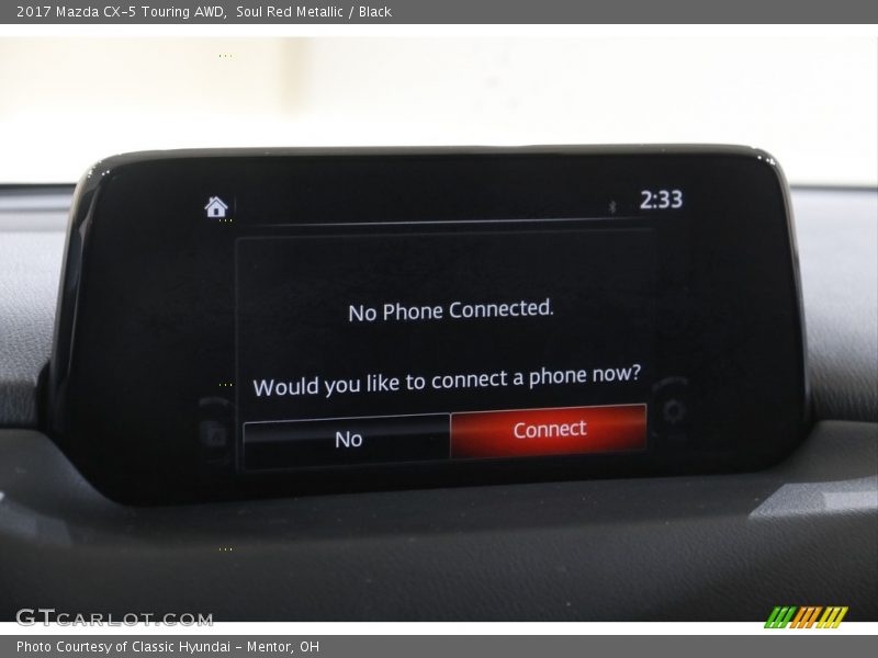 Soul Red Metallic / Black 2017 Mazda CX-5 Touring AWD