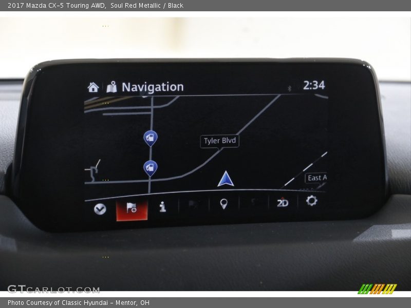 Soul Red Metallic / Black 2017 Mazda CX-5 Touring AWD