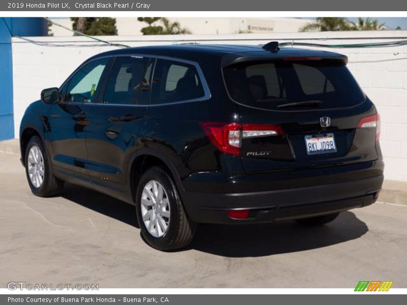 Crystal Black Pearl / Gray 2019 Honda Pilot LX