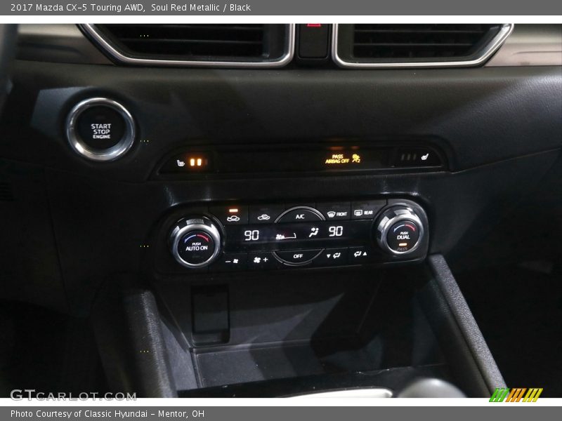 Soul Red Metallic / Black 2017 Mazda CX-5 Touring AWD