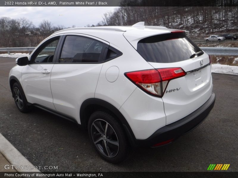 Platinum White Pearl / Black 2022 Honda HR-V EX-L AWD