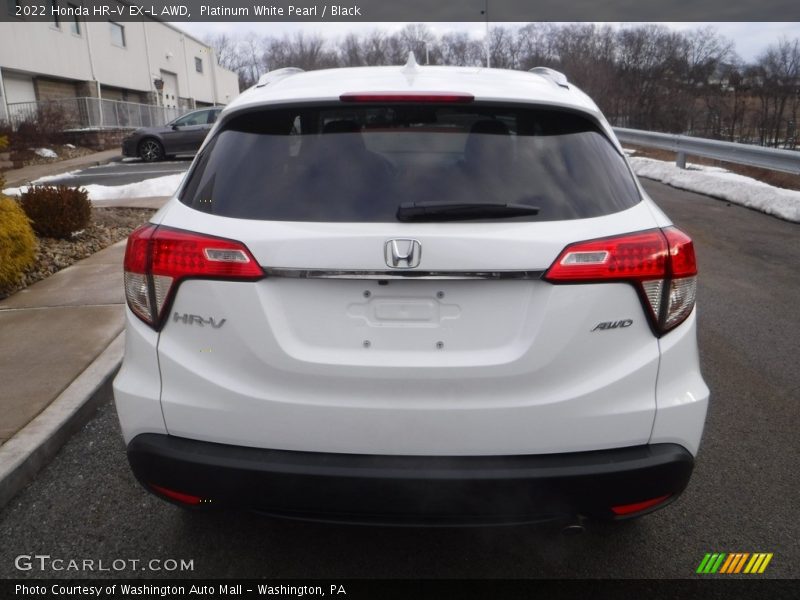 Platinum White Pearl / Black 2022 Honda HR-V EX-L AWD