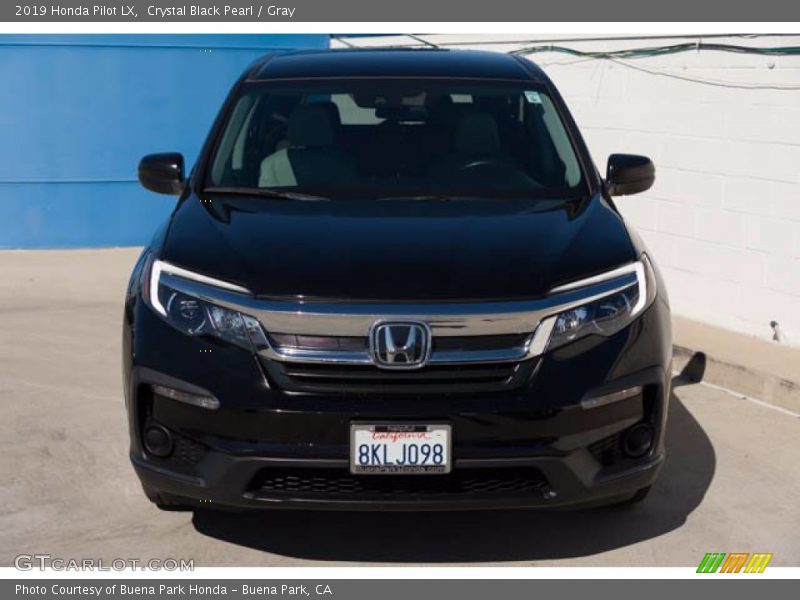 Crystal Black Pearl / Gray 2019 Honda Pilot LX