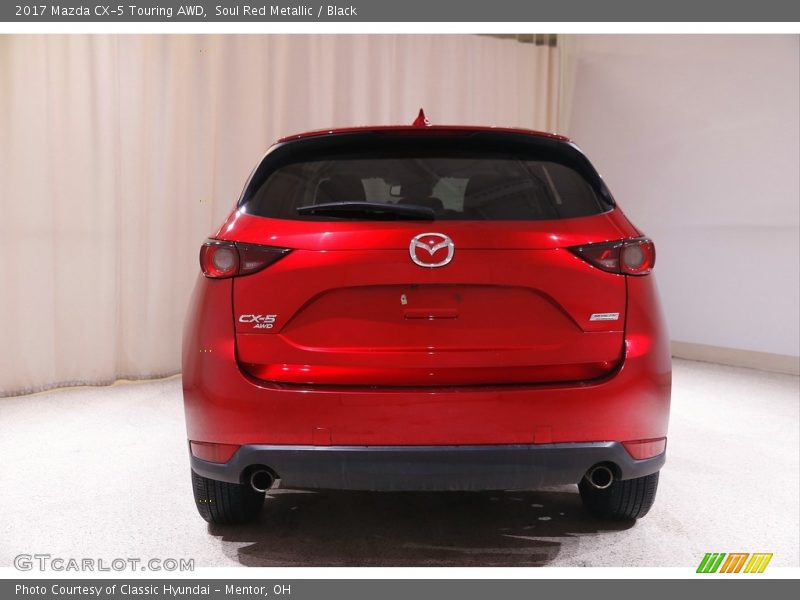 Soul Red Metallic / Black 2017 Mazda CX-5 Touring AWD