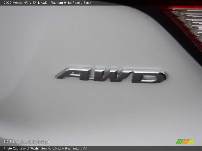 Platinum White Pearl / Black 2022 Honda HR-V EX-L AWD