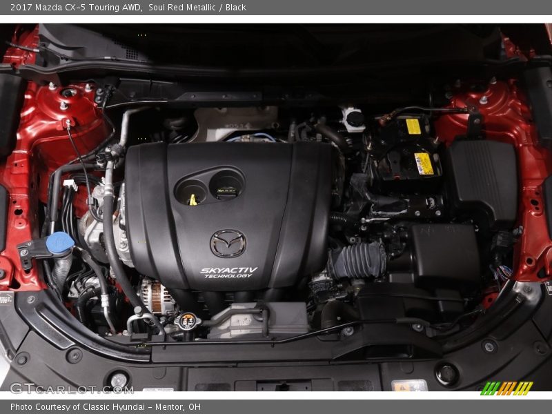Soul Red Metallic / Black 2017 Mazda CX-5 Touring AWD