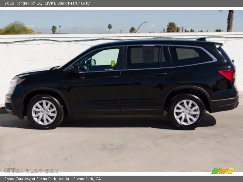 Crystal Black Pearl / Gray 2019 Honda Pilot LX