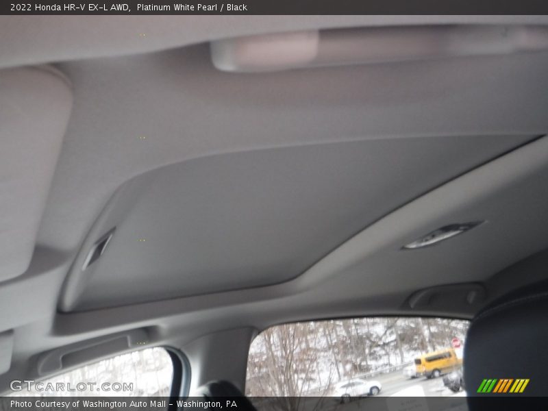 Platinum White Pearl / Black 2022 Honda HR-V EX-L AWD