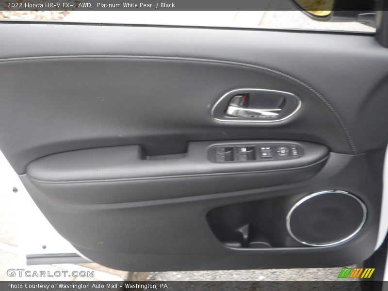 Platinum White Pearl / Black 2022 Honda HR-V EX-L AWD