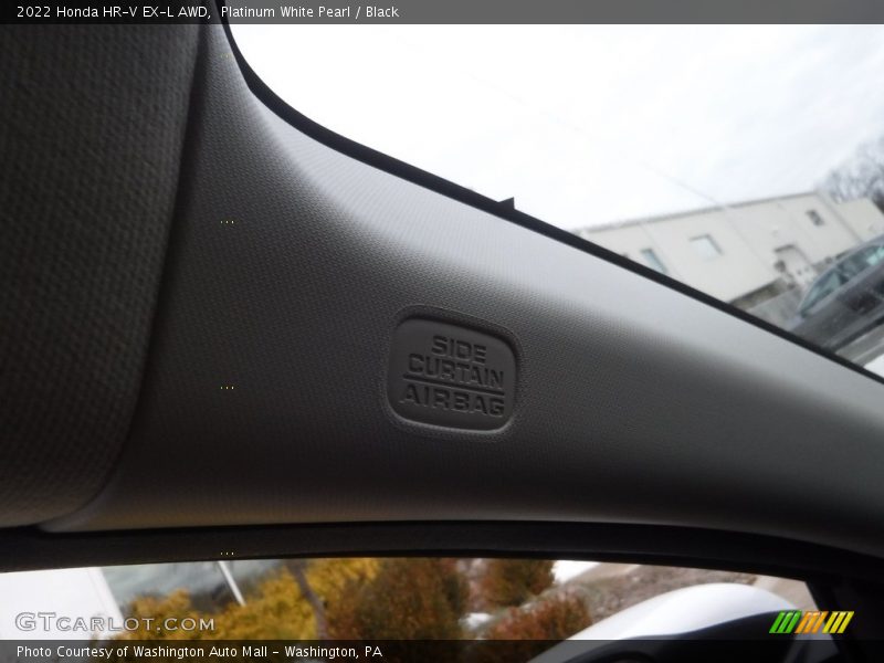 Platinum White Pearl / Black 2022 Honda HR-V EX-L AWD