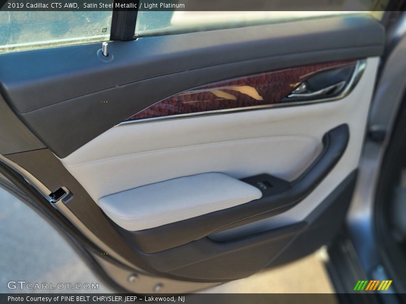 Satin Steel Metallic / Light Platinum 2019 Cadillac CTS AWD