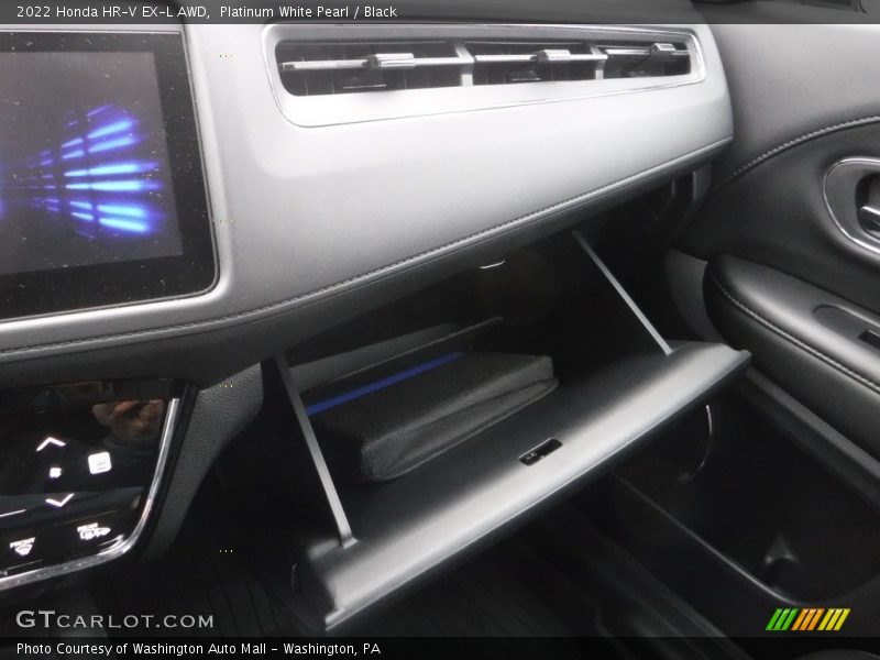 Platinum White Pearl / Black 2022 Honda HR-V EX-L AWD
