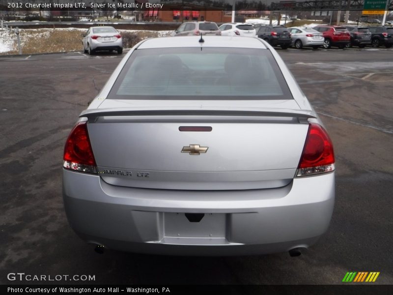 Silver Ice Metallic / Ebony 2012 Chevrolet Impala LTZ