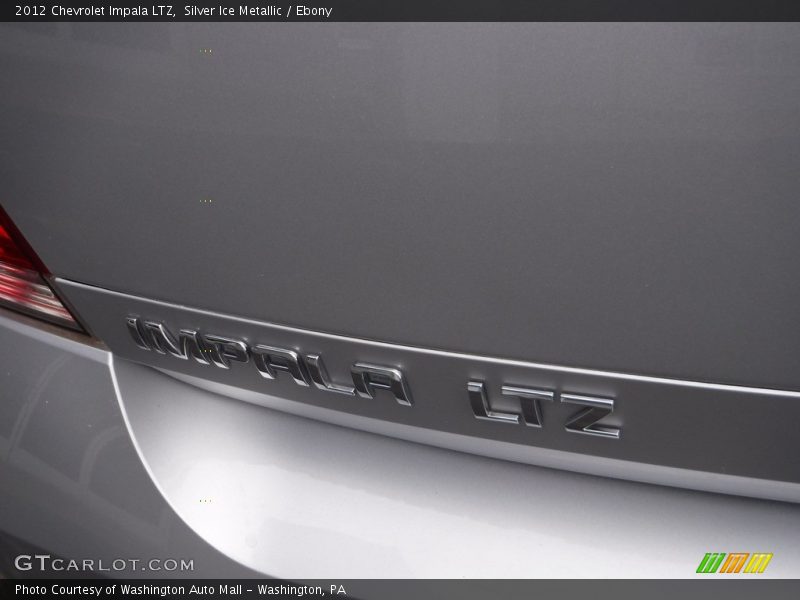 Silver Ice Metallic / Ebony 2012 Chevrolet Impala LTZ