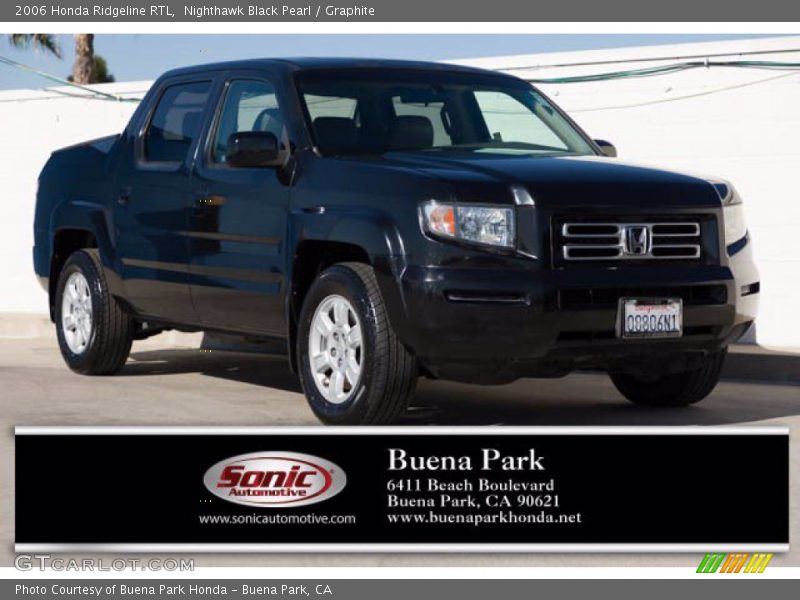 Nighthawk Black Pearl / Graphite 2006 Honda Ridgeline RTL
