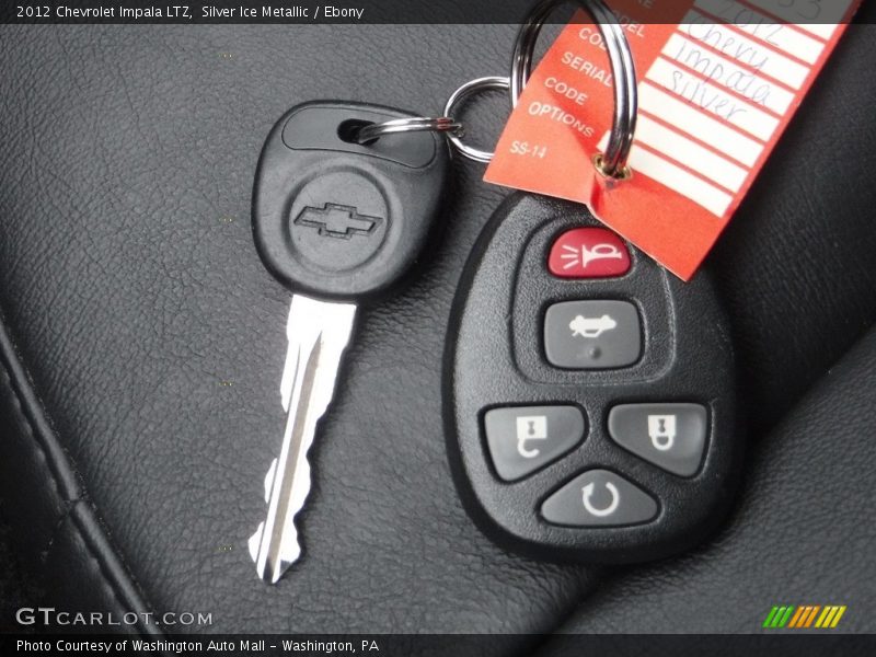 Silver Ice Metallic / Ebony 2012 Chevrolet Impala LTZ
