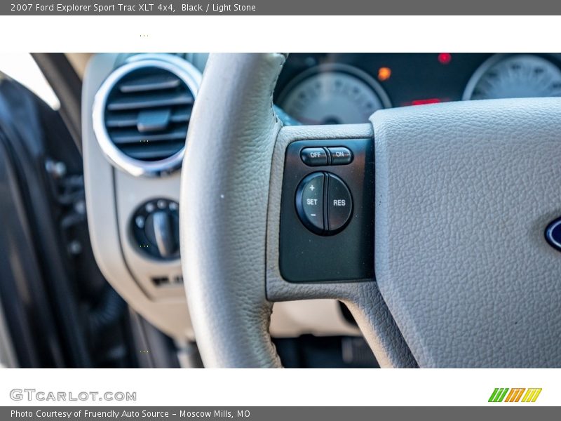Black / Light Stone 2007 Ford Explorer Sport Trac XLT 4x4