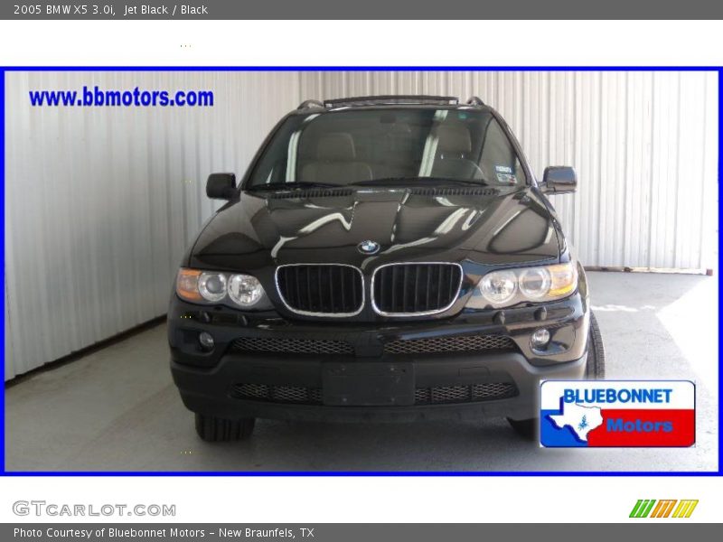 Jet Black / Black 2005 BMW X5 3.0i